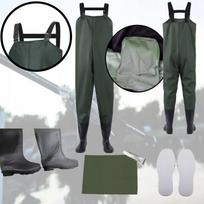 Žvejybinės kelnės Wodery Bottoms su petnešomis, sutvirtintos, su įsiuvais, iki -45°C