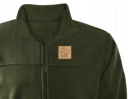 Vyriškas khaki spalvos fleece džemperis su KARP emblema, 3XL, žvejams