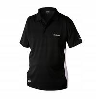 Vyriški kvėpuojantys polo marškinėliai DAIWA, juodi, XL