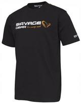 Marškinėliai Savage Gear Signature Logo, XL, juodi