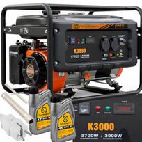 Generatorius 3 kW 3000 W 7,0 AG su variniu apviju AVR, rato modelis