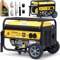 Elektros generatorius GROM 5200W, su ratukais, AVR, lenkiška gamyba