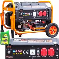 Elektros generatorius 5,2 kW su elektriniu starteriu, AVR ir variniu statoriumi