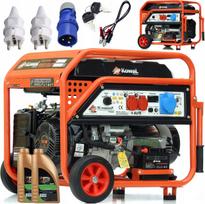 Elektros generatorius 11,8 kW su el. starteriu ir AVR, varinis statorius, blacksmith