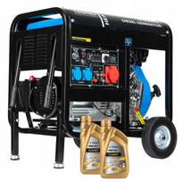 Dyzelinis generatorius 7000W 230/400V 14AG su AVR, trifazis, su aliejumi