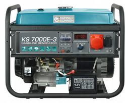 Benzininis trijų fazių generatorius KS 7000E-3, 5,5 kW