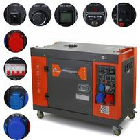Dyzelinis generatorius BARRACUDA 8000 SILENT, 10 kVA, 8 kW, 230/400 V