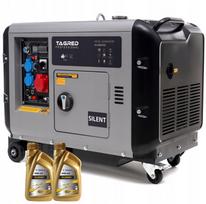 Dyzelinis elektros generatorius TAGRED 10300W 230/400V 14HP su AVR, tylus