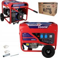 Generatorius DEDRA 5,5kW 5kVA 389 cm³ AVR, 2x230V, 12V