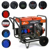 Dyzelinis generatorius BARRACUDA 8000 OPEN AVR, 10 kVA (8 kW), 230V/400V