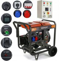 Dyzelinis generatorius BARRACUDA 9500 OPEN ATS, 12 kVA (9,5 kW), 230/400 V