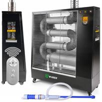 Dyzelinis infraraudonųjų spindulių šildytuvas 13 kW su LCD ir dūmų nuvedimu