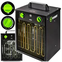 Elektrinis šildytuvas STRONG, su termostatu, 3 fazių, 9 kW, 400 V