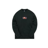 KITH Mood Logo Crewneck Sweatshirt Unisex Tops Black KHM030098-302 XS