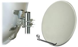 Palydovinė antena CORAB 90 cm, balta