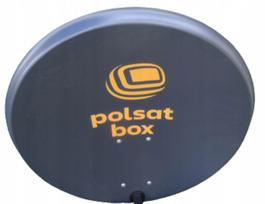 Palydovinė antena CYFROWY POLSAT BOX HD, 70 cm, grafito spalvos