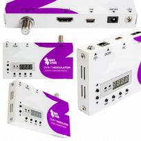HDMI moduliatorius DVB-T RF, Full HD 1920x1080p, su LCD signalo reguliavimu