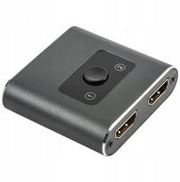 HDMI perjungiklis, dvikryptis, 2 į 1 / 1 į 2, 4K UHD, 3D