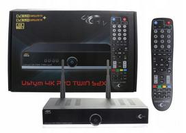 Palydovinis imtuvas USTYM 4K PRO Twin, 2xDVB-S2, Enigma2, Oscam, Kodi, IPTV