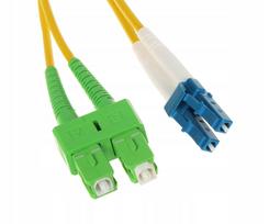 Optinis kabelis ULTIMODE, 1 m, SC-APC į LC/UPC, vienos krypties, duplex