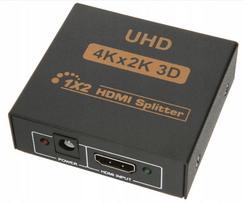 HDMI skirstytuvas, 2 HDMI jungtys, 4K 30Hz