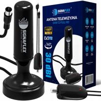 Kambarinė TV antena ACTIVE, UHF/VHF/FM, DVB-T2, 30 dBi, FHD/4K