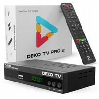 Antžeminis TV imtuvas DVB-T2, tinka DekoTV PRO2 HEVC H.265