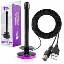 DVB-T2 kambario antena, aktyvi, 30 dB, 4K, su LTE filtru
