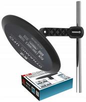 TV antena DVB-T2 Dynamic UFO, 360°, VHF/UHF, 4K, LTE, su 12 V stiprintuvu