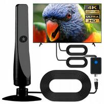 Kambario antena STRONG aktyvi, DVB-T2, FHD/4K, MUX-8, su LTE filtru ir magnetiniu stiprintuvu