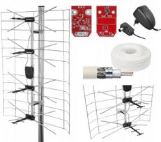 TV antenos maitinimo šaltinis POWERFUL POLAND MUX-1 DVB-T2 stiprintuvas