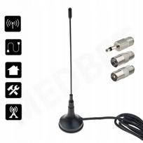 Laisvai pastatoma FM radijo antena su magnetu, skirta Radio Tower Cinema Phone, 4 antgaliai