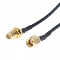 Koaksialinis WiFi antenos RP SMA prailginimo laidas, 5 m