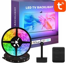 LED apšvietimas televizoriui 55–65", WiFi, suderinamas su Tuya, Android, iOS