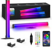 LED foninis apšvietimas televizoriui Daymeet 32–85", RGB, Bluetooth, muzikos sinchronizacija, nuotolinio valdymo pultas