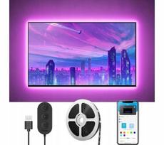 LED juosta Govee, reguliuojamas ryškumas, tinka 46–60" televizoriams, Bluetooth