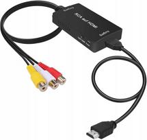 Vaizdo adapteris RCA į HDMI, skirtas PS2, Xbox, SNES, N64, VHS