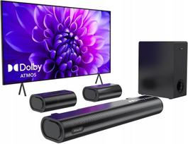 Garso kolonėlė Hiwill HiElite A51, 5.1, 380W, „Dolby Atmos“, su „Bluetooth“ žemų dažnių garsiakalbiu