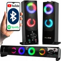 Garso kolonėlė SOUNDBAR 2.0, 6 W, Bluetooth, USB, LED RGB, 2-in-1