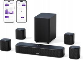 Garso kolonėlė SOUNDBAR 7.1 su žemųjų dažnių garsiakalbiu, 280 W, televizoriui