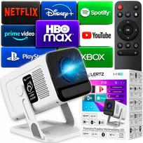 LED projektorius HY390 PRO, Full HD, 4K, Android 14, WiFi, SMART TV