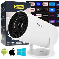 Projektorius su Android TV, WiFi, HD, išmaniuoju garsiakalbiu