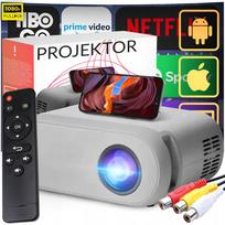 Nešiojamas LED projektorius, Full HD 1080P, 3000 lm, su WiFi ir garsiakalbiu
