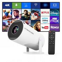 Nešiojamas išmanusis 4K projektorius Magcubic HY300 su WiFi, Android, sukiojamas