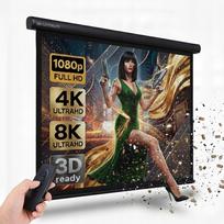 Elektrinis projektoriaus ekranas AVC-E145B 72", 145x110 cm, juodas, AVCENTRUM Premium