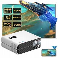 Projektorius TROISC GAMMA, 10000 liumenų, Full HD 1080P, WiFi, Bluetooth
