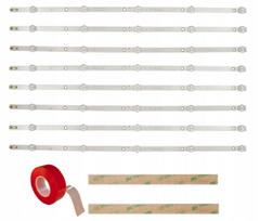 LED juostų komplektas Manta 55LUA68L, 4708-K55WDC-A1113N01, 4708-K55WDC-A2113N01, A2