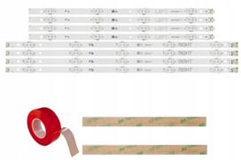 LED juosta LG 49LF510V / 49UJ630V / 49UJ635V / 49UH / 49LF HC490DGN SLNX1 televizoriams
