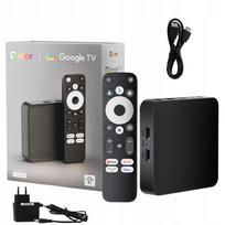 Išmanioji TV priedėlis GD2, Android 12, 4K, 2GB/32GB, Wi-Fi 5G, LAN, BT 5.0