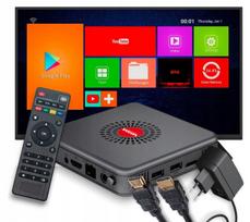 Išmanioji TV priedėlis Android 11, S905X3, 16GB, HDMI, 4K, su nuotolinio valdymo pultu ir HDMI laidu